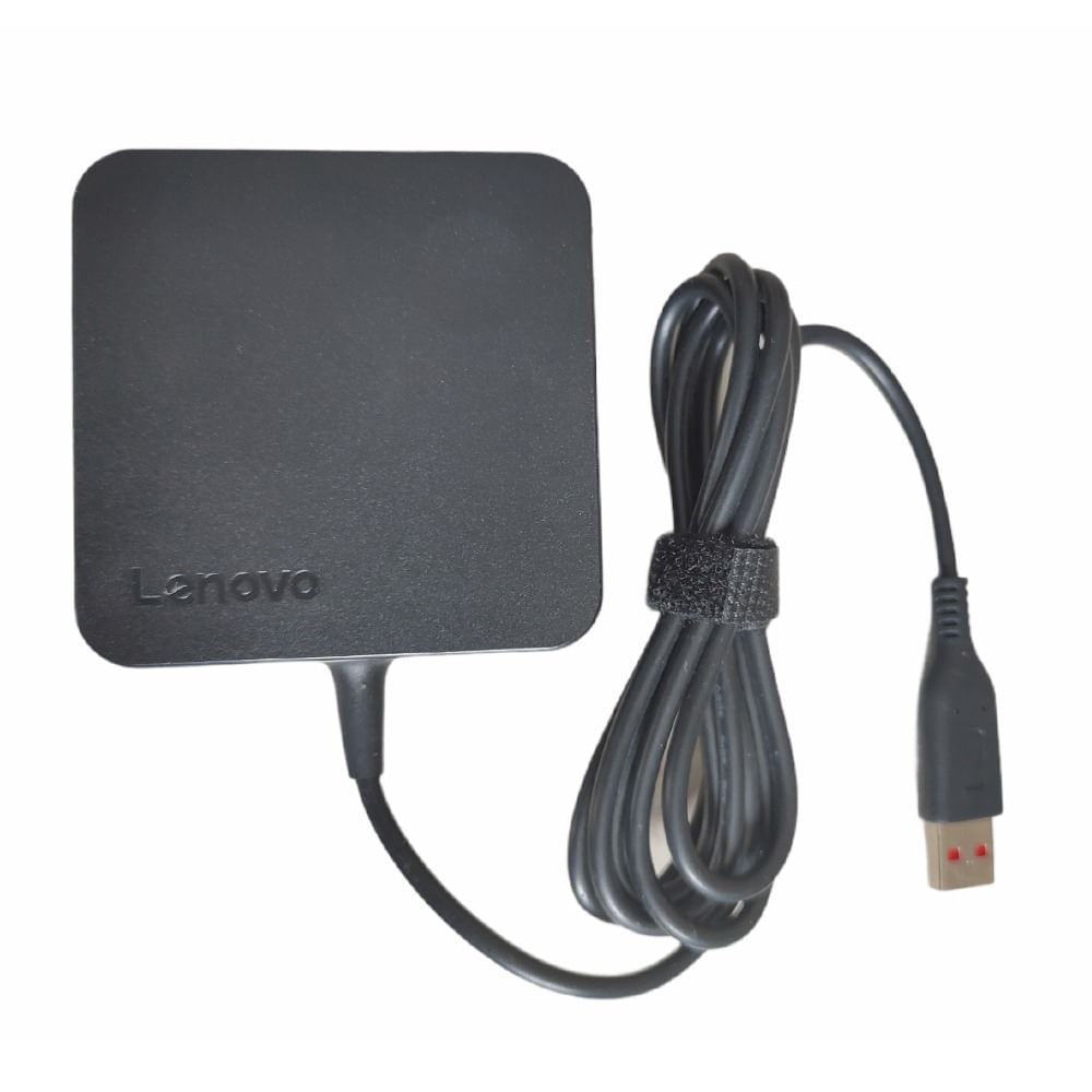 CARGADOR LAPTOP LENOVO 20V 3.25A PUNTA DELGADA NEGRO CUADRADO